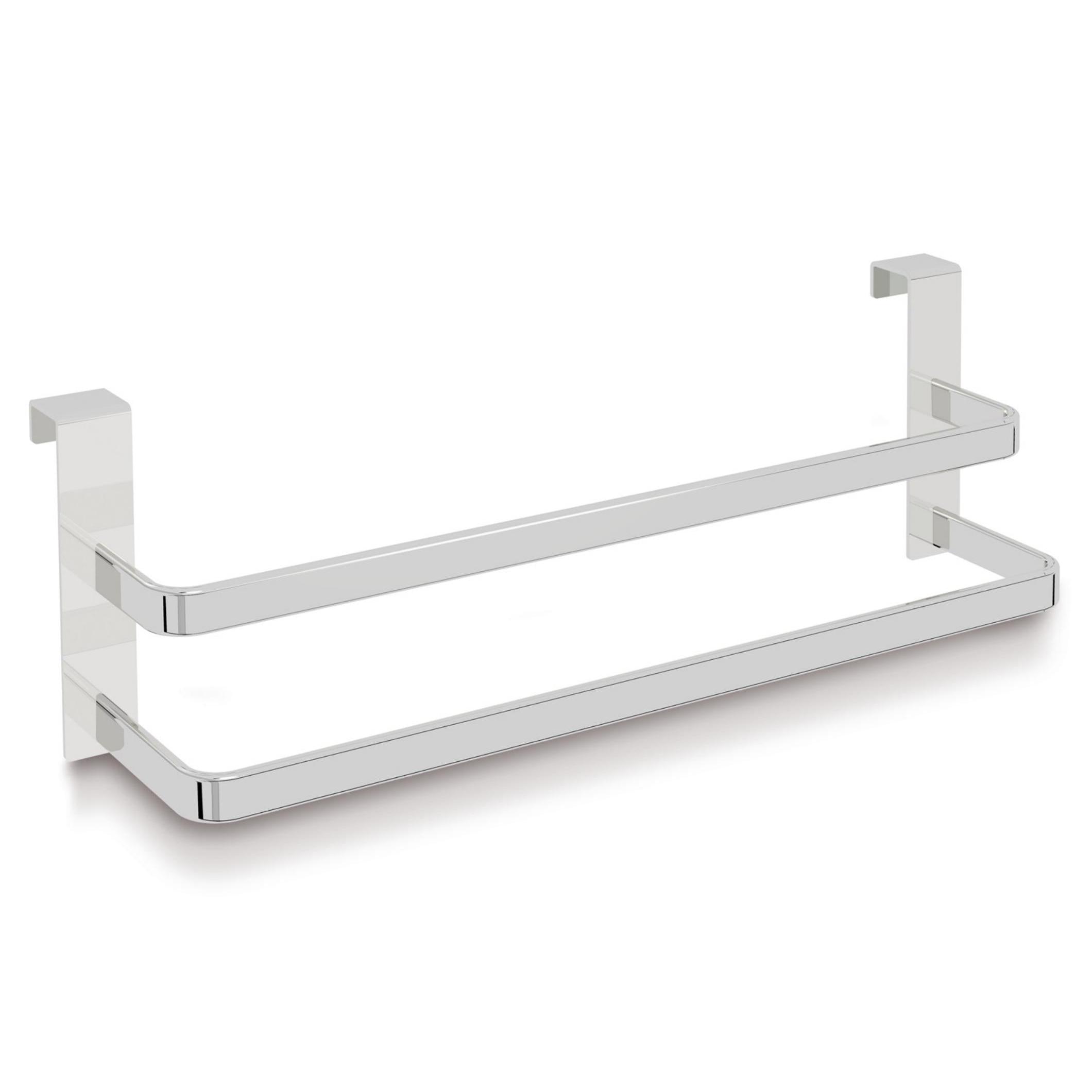 BELTRAN 2260 MUEBLES Barra Toallero Doble Cromo Gancho De 2,2 - ref: 064-2260