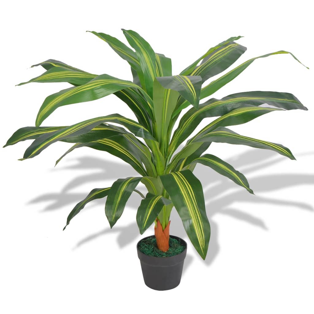 vidaXL Planta Artificial con Macetero Verde Maceta de Plástico Tipo Helecho/50 cm,  Helecho/60 cm,  Taro/45 cm y mas
