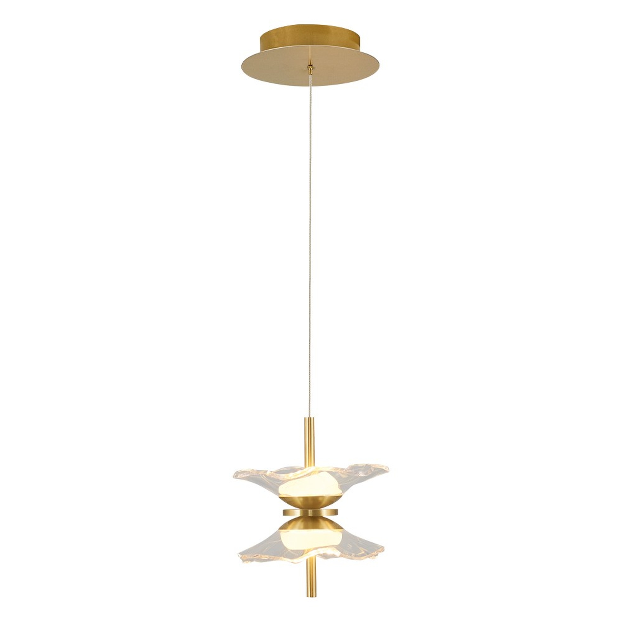 Lámpara de techo WELLHOME, Estructura de metal Color Anticuario