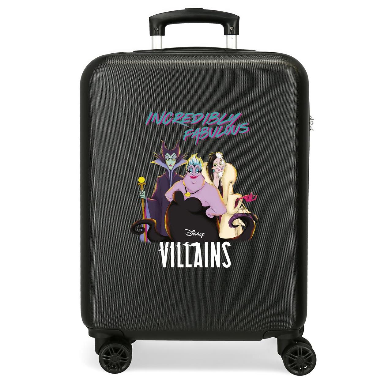 Disney Maleta De Cabina ABS Rígida Disney Villains Negro