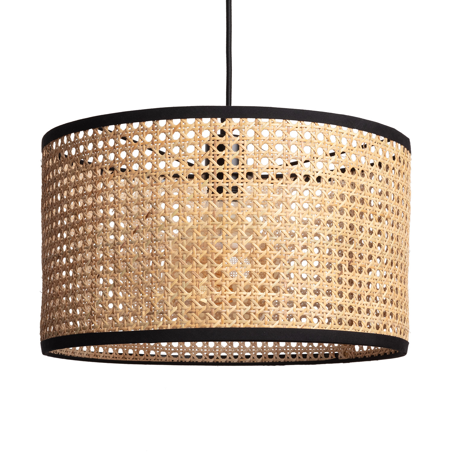 Ledkia Lámpara Colgante Ratán ILUZZIA - Diseño Natural y Elegante
