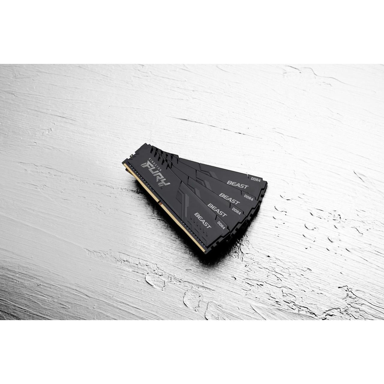Kingston - Módulo de memoria RAM FURY Beast MM21251137 2 x 16 GB (32 GB total) a 1600 MHz para PC compatible con multitarea intensiva y juegos estables