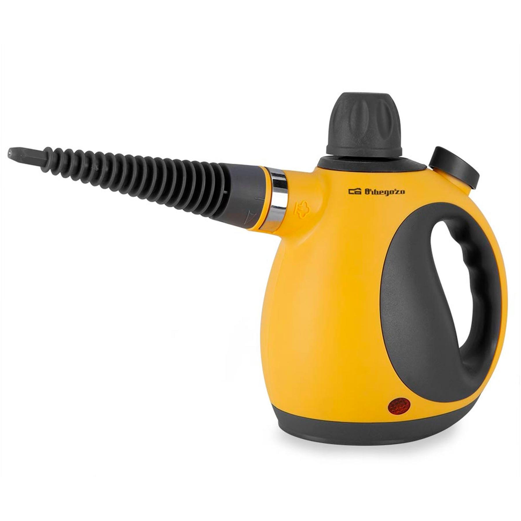 Orbegozo vaporetino limpiador a vapor 1050w 350ml con 9 accesorios y cable de corriente de 3m