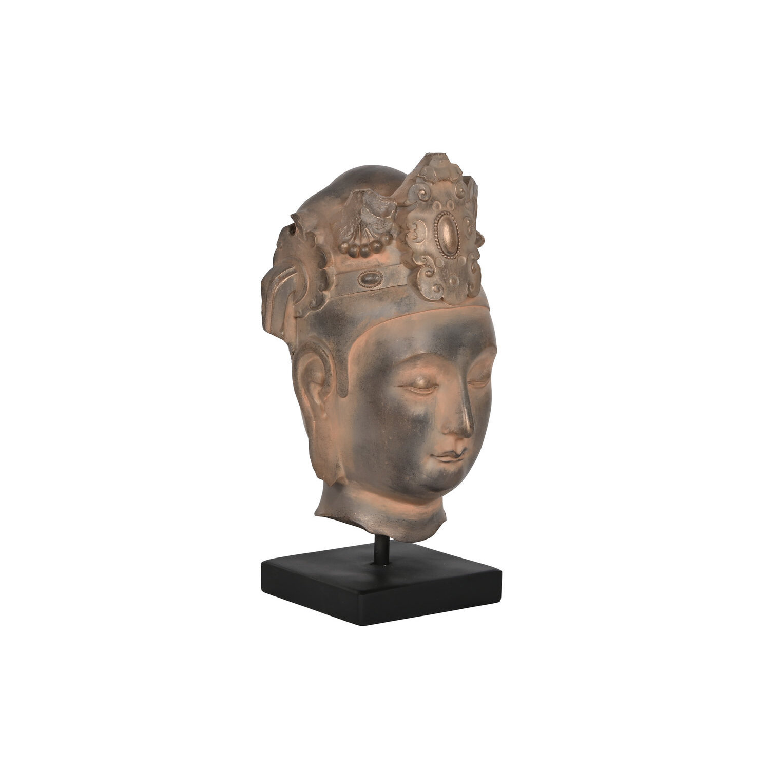 Figura resina 15x18x38 buda marron , El mejor complemento para tu hogar.
