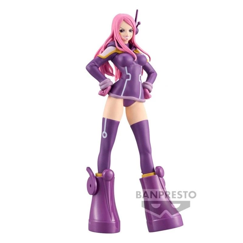 Banpresto - Figura Jewelry Bonney de One Piece Banpresto DXF The Grandline Series Egghead en PVC de alta calidad, 16 cm, con base expositor para colección