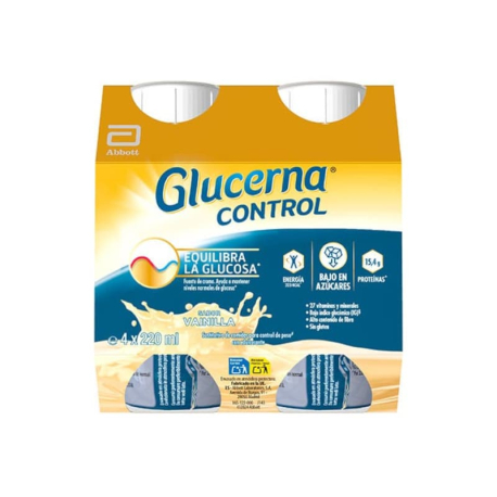 Abbott Glucerna control 4 x 200ml sabor vainilla