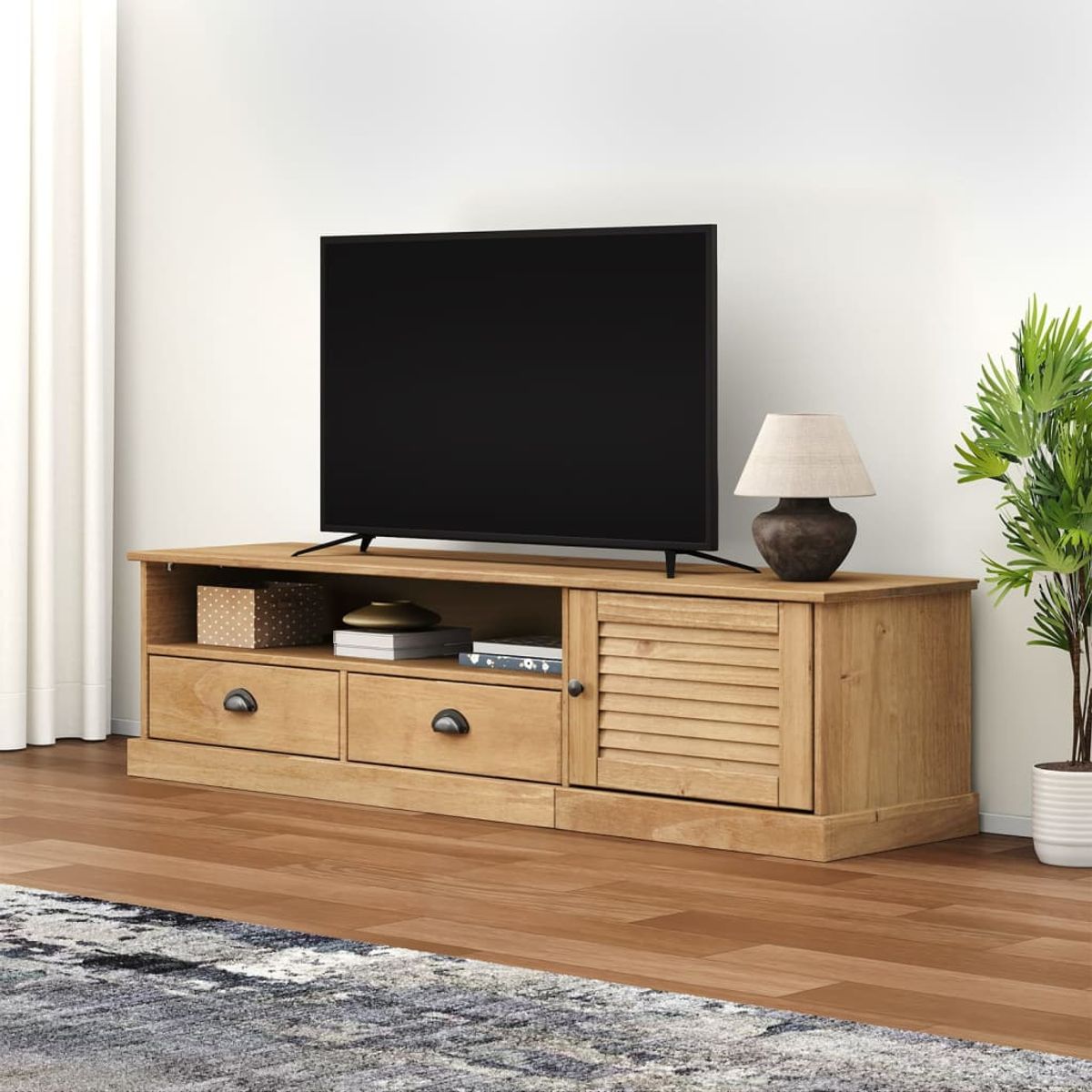 Mueble bajo de TV Vigo 2 cajones + 1 puerta 40x156x40 cm