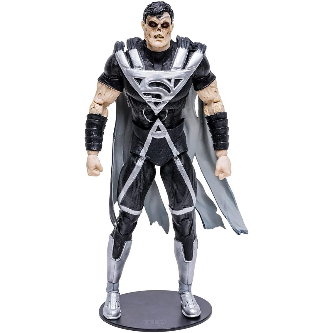 Figura Black Lantern Superman Multiverse Dc Comics 17Cm
