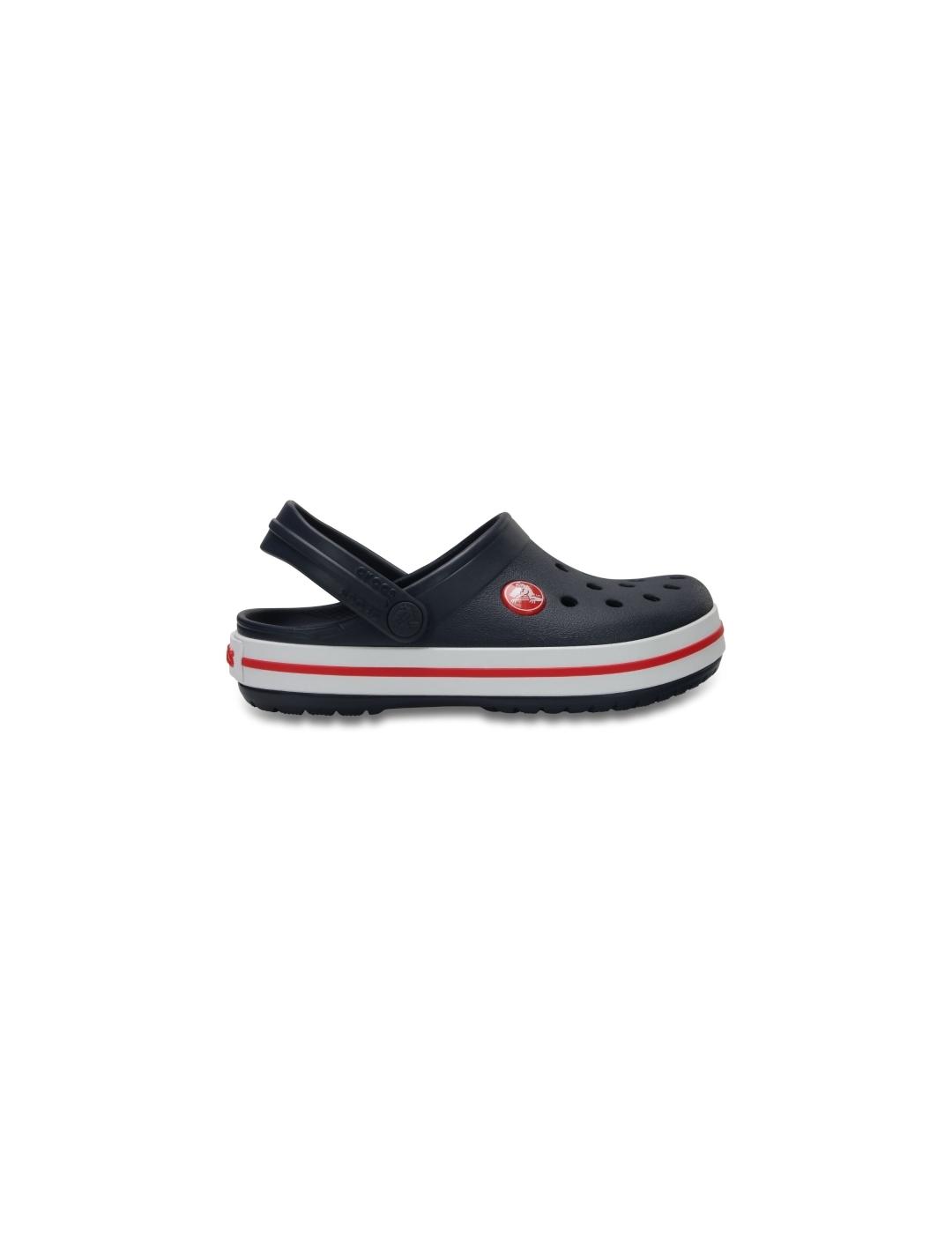 CROCS ZUECO CROCBAND CLOG NAVY RED