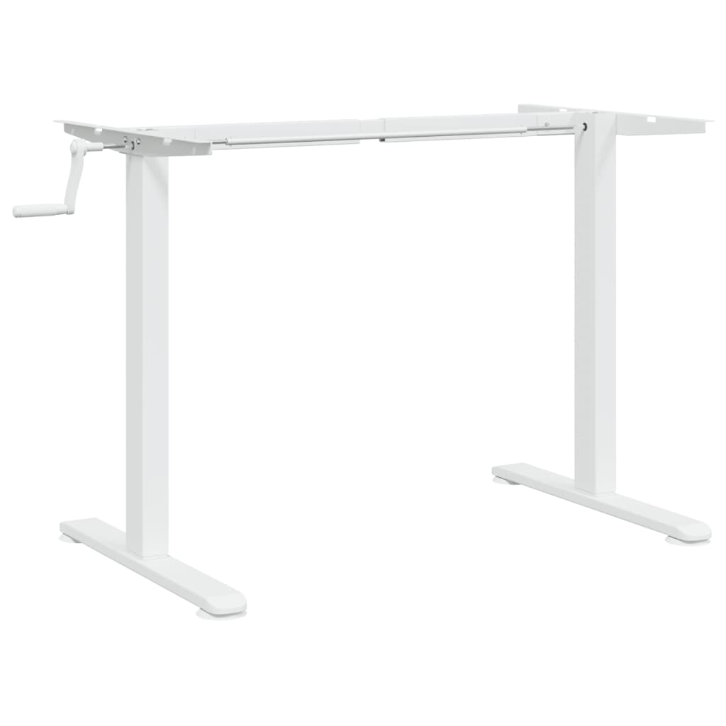 vidaXL Marco de escritorio de pie acero (94-135)x60x(70-114) cm