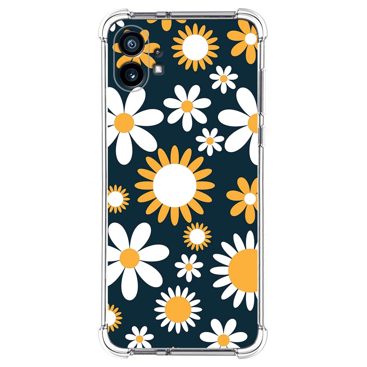 Funda Silicona Antigolpes para Nothing Phone 1 diseño Flores 08 Dibujos