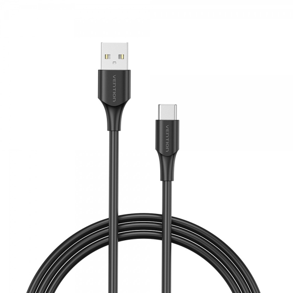 Vention cable usb-a macho a usb-c macho - 3m - 3a - 60w - 480mbps - color negro