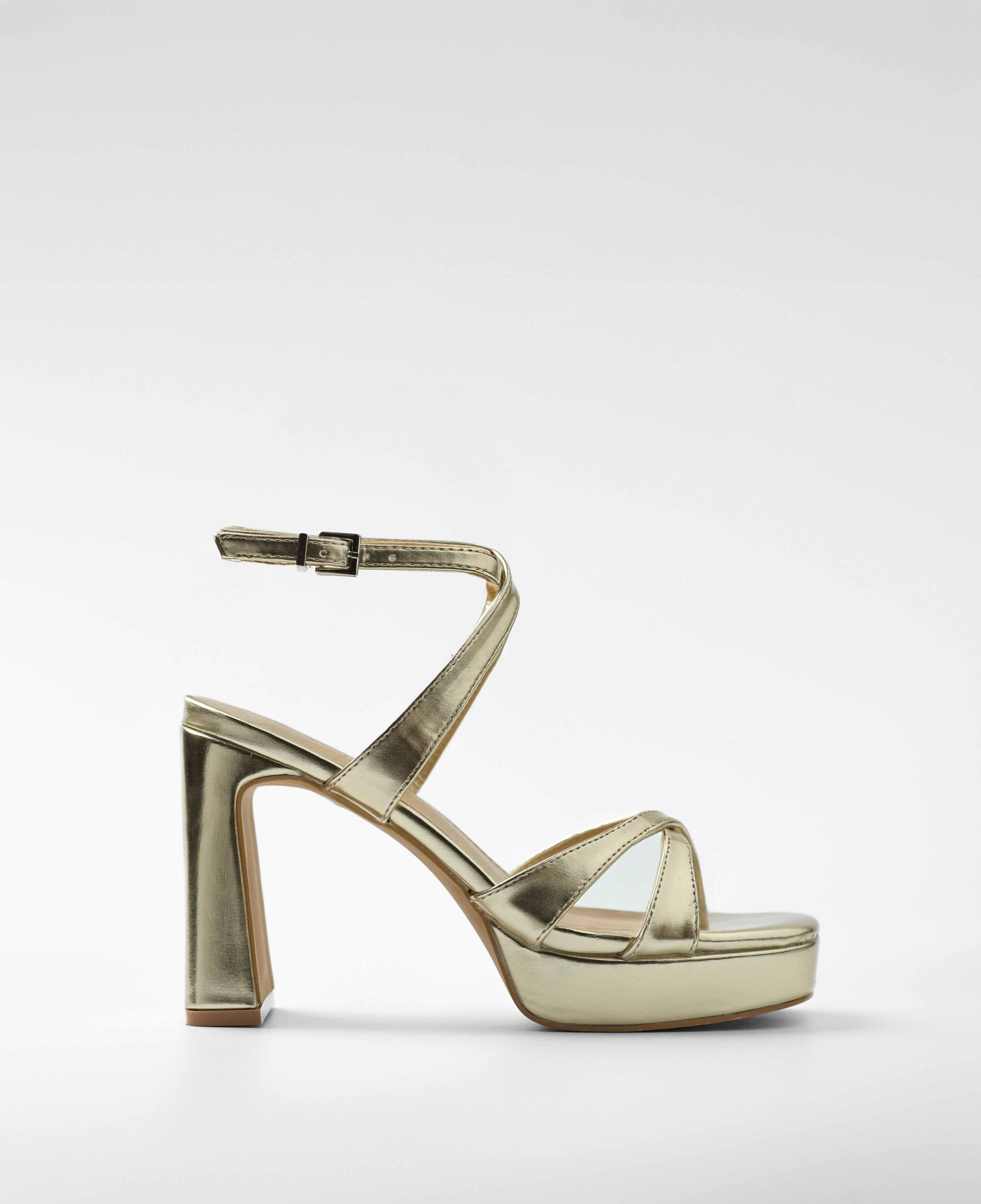 Mim Shoes GERY DORADO Sandalia de tacón Mujer 15056868868482