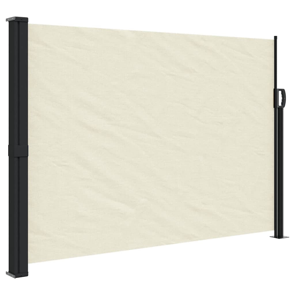vidaXL Toldo lateral retráctil crema 140x600 cm
