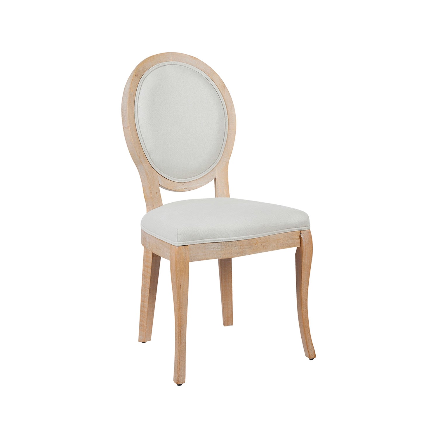 Set de 2 sillas de comedor tapizadas lizzie  beige para hogar moderno mueble de almacenaje  - Homekit
