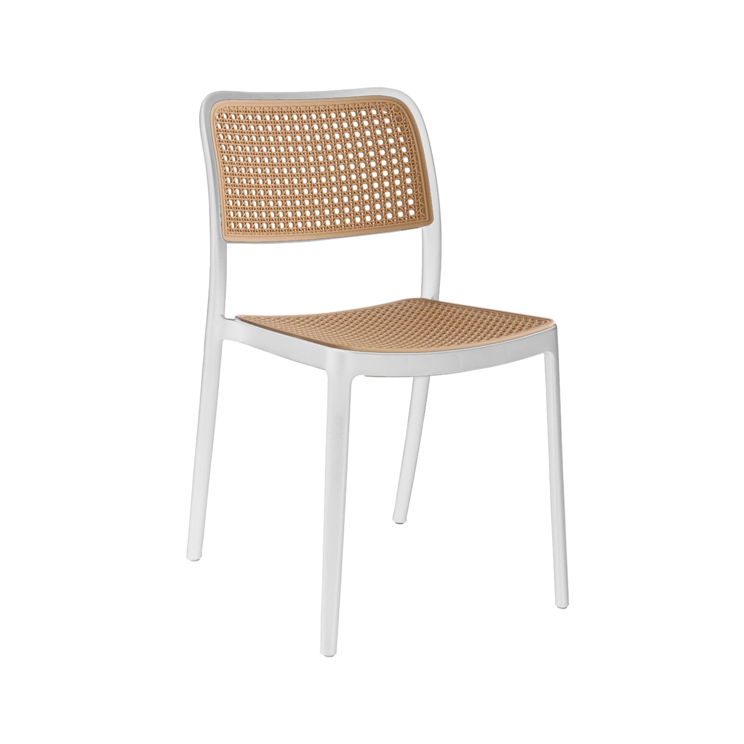 Set de 4 sillas tammy  blanco para hogar moderno mueble de almacenaje  - Homekit
