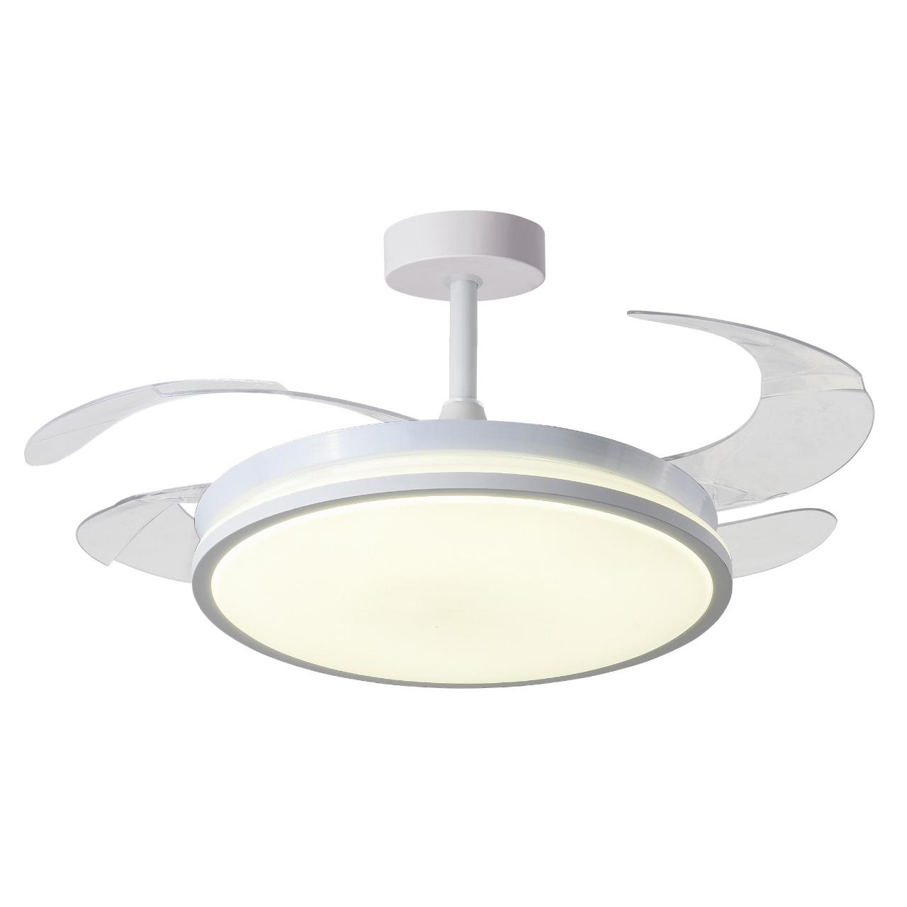 BEL AIR HOME - Ventilador de Techo DUNE con Luz LED Integrada de 36W, Motor DC Silencioso, Mando a Distancia y 3 Temperaturas de Luz - Ideal para Salas y Dormitorios