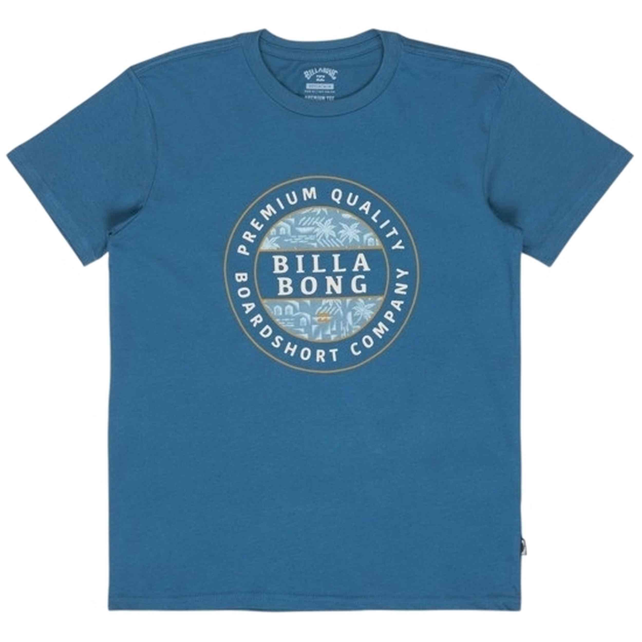 Camiseta Billabong modelo Rotor Fill Ss en color Azul