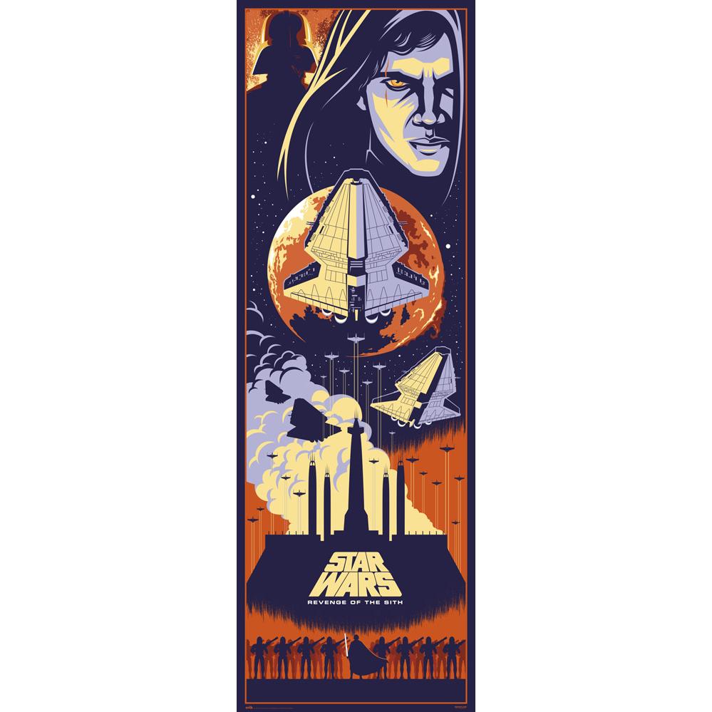Poster puerta star wars episodio iii