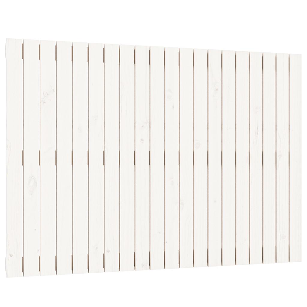 vidaXL Cabecero de cama de pared madera maciza de pino 127,5x3x90 cm