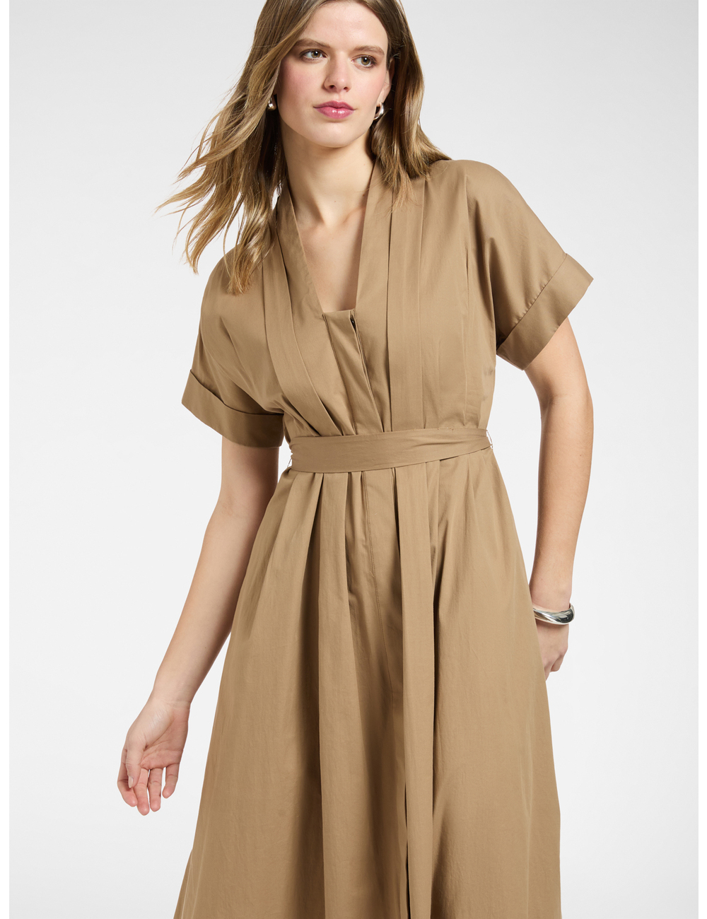 Elena Mirò - Vestido flare con cinturón