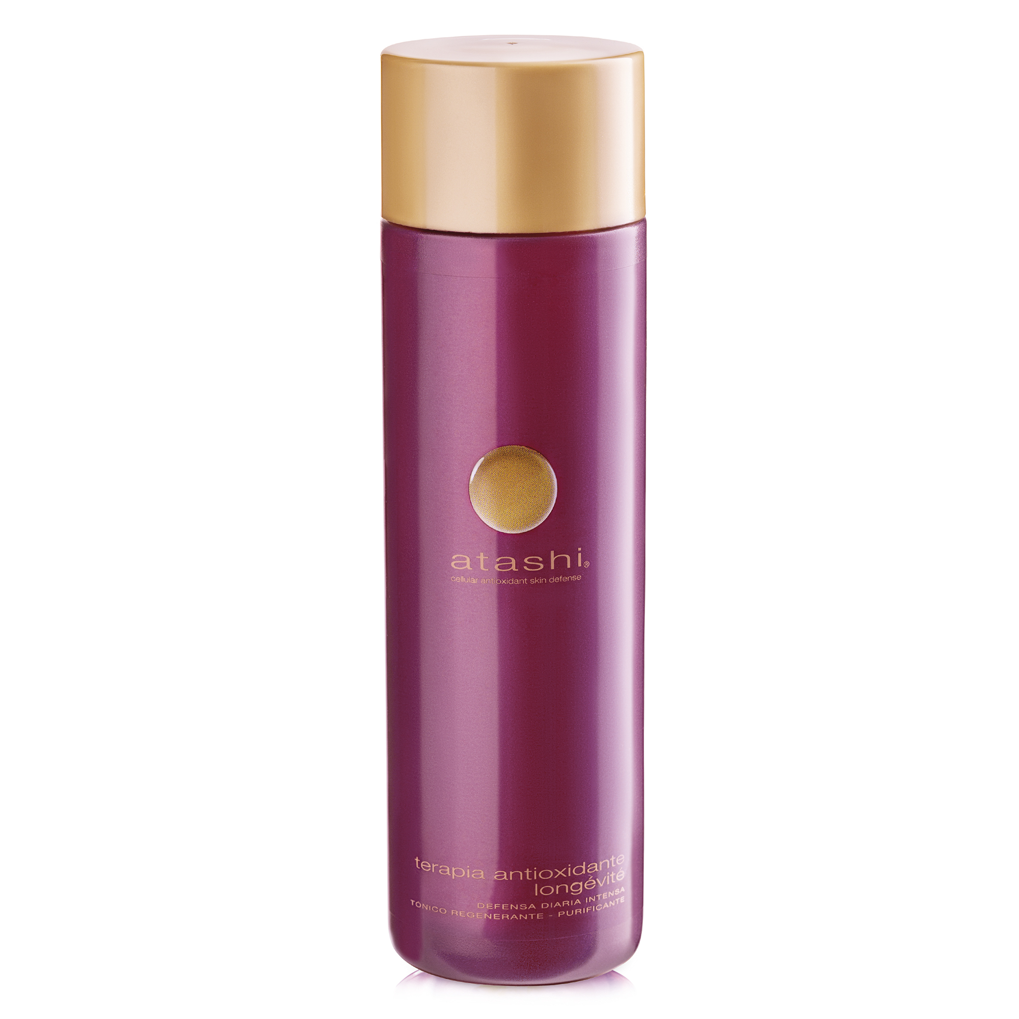 Atashi Antioxidante - Tónico Regenerante Purificante | Revitaliza, Reequilibra, Energiza Piel, Tonifica Y Afina. Con Ácido Glicólico, Vitaminas C Y E Y Coq10 | Apto Piel Sensible 250ml