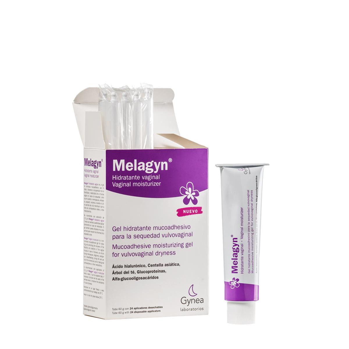 Gynea - Melagyn gel hidratante vaginal 60 gr 21 cánulas desechables