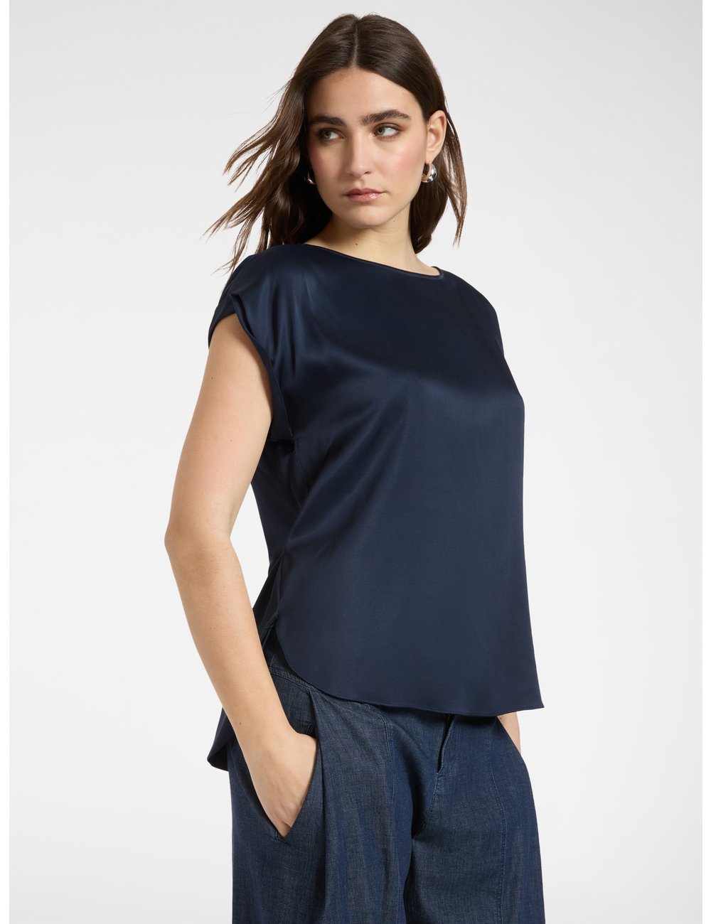 Elena Mirò - Blusa de satén
