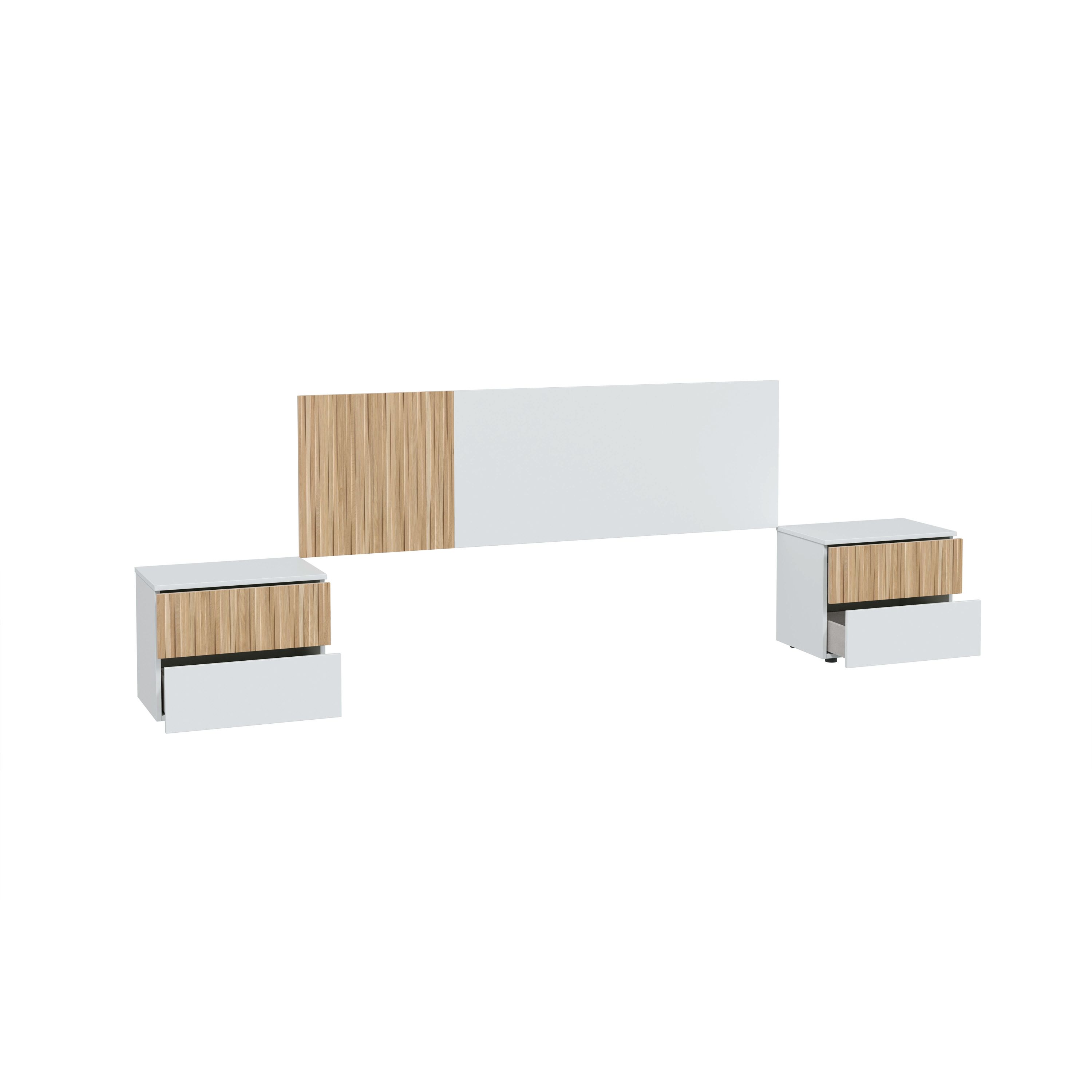 Habitdesign -Cabecero con mesitas Ethna