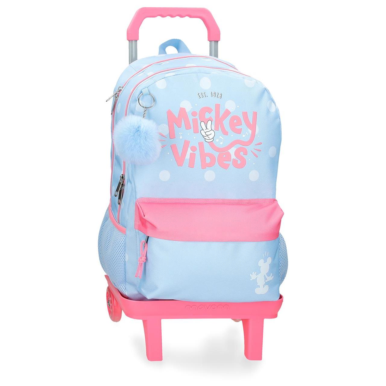 Mochila dos compartimentos Mickey vibes 44cm