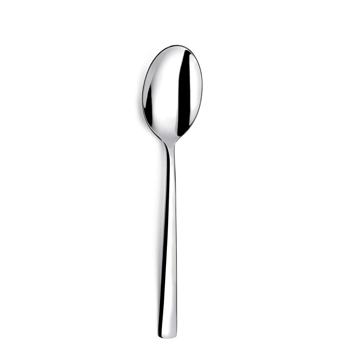 AMEFA HAVANE Caja 12 Cucharas Mesa Acero Inox 18/0-3MM Acero Brillo Fácil de limpiar Reciclable