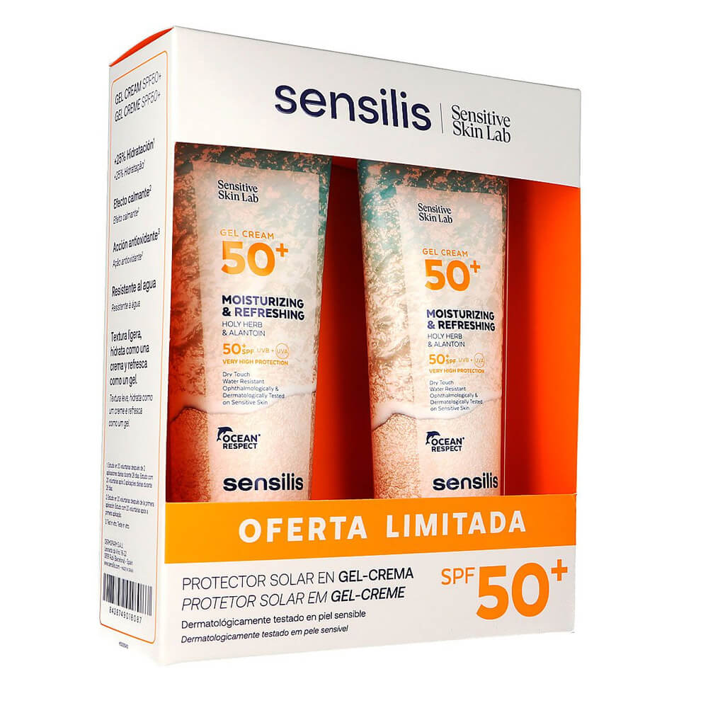 Sensilis Solar Gel Crema Spf50+ 250 ml Duplo Pack