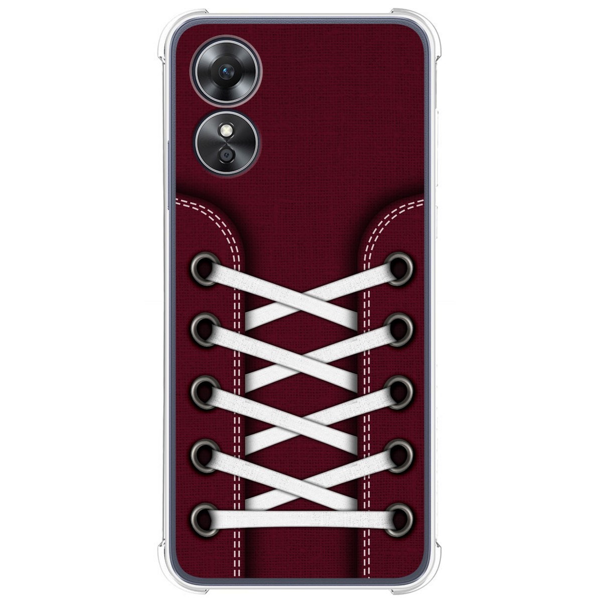 Funda Silicona Antigolpes para Oppo A17 diseño Zapatillas 17 Dibujos
