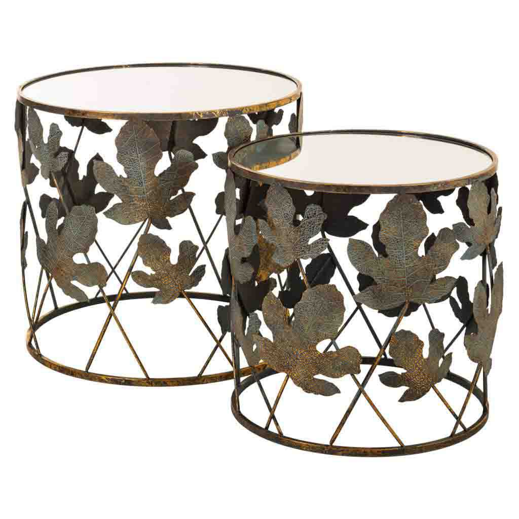 Mesas De Metal Set 2 Pzas 60x60x56cm, El mejor complemento para tu hogar