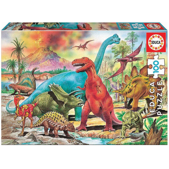 Puzzle Dinosaurios - 100 pzs.