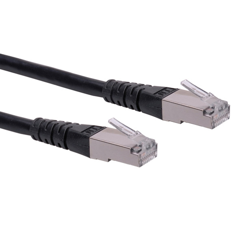 ROLINE Cable de conexión S/FTP-(PiMF-) cat. 6, negro, 1,5m