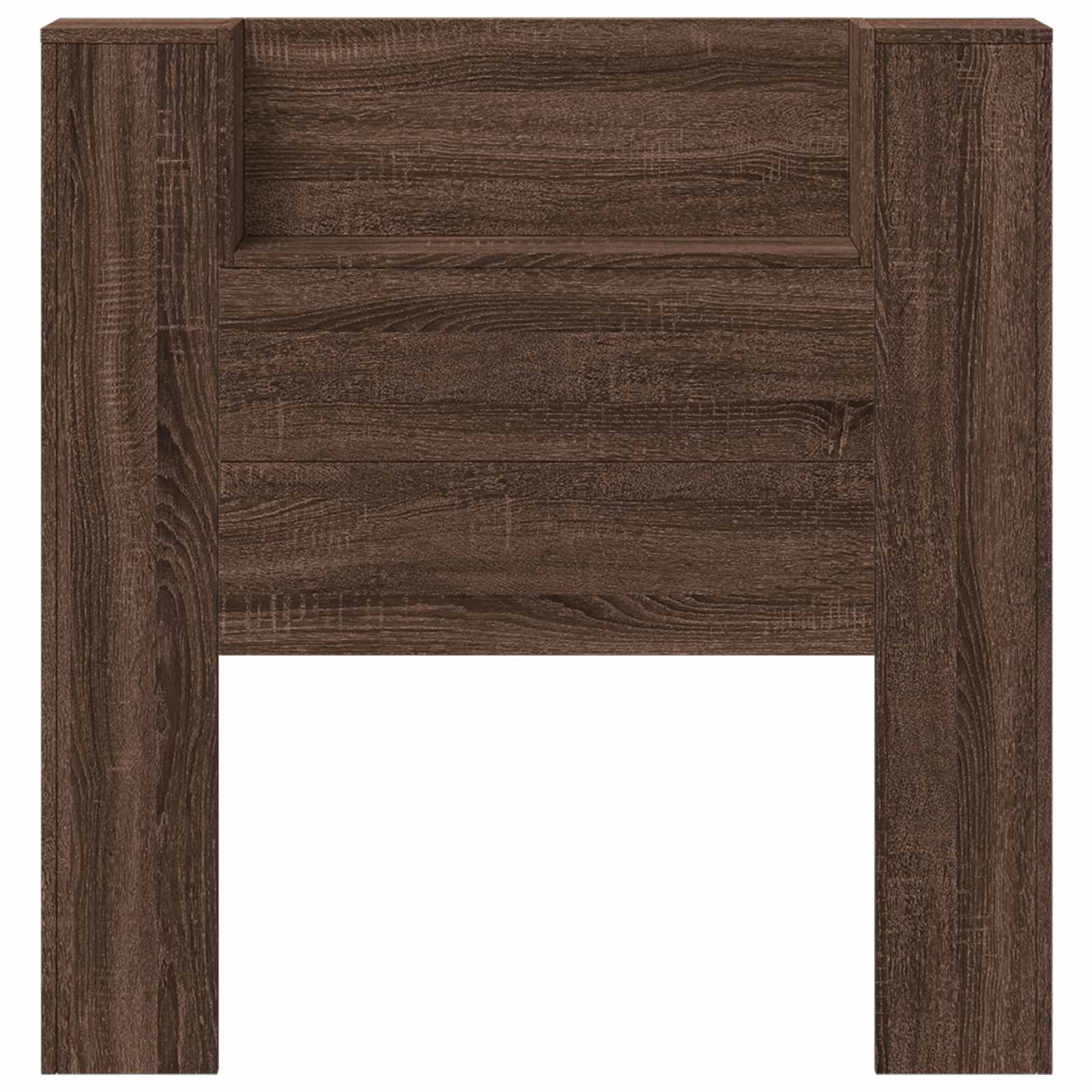 vidaXL Cabecero con estante Roble Marrón 100 x 16,5 x 103,5 cm