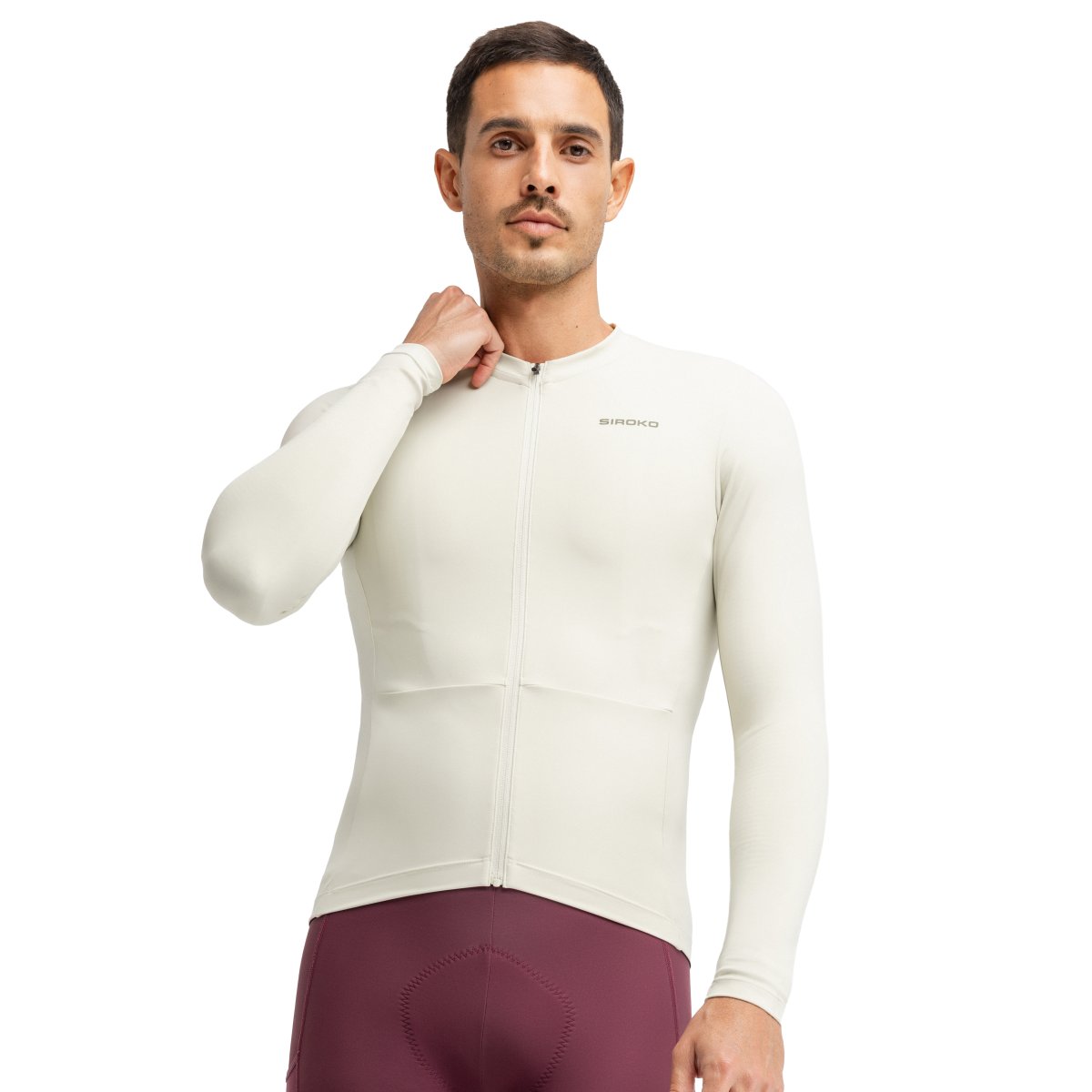 SIROKO - Maillot de Ciclismo Gravel manga larga Siroko GM6 Rideout Green_