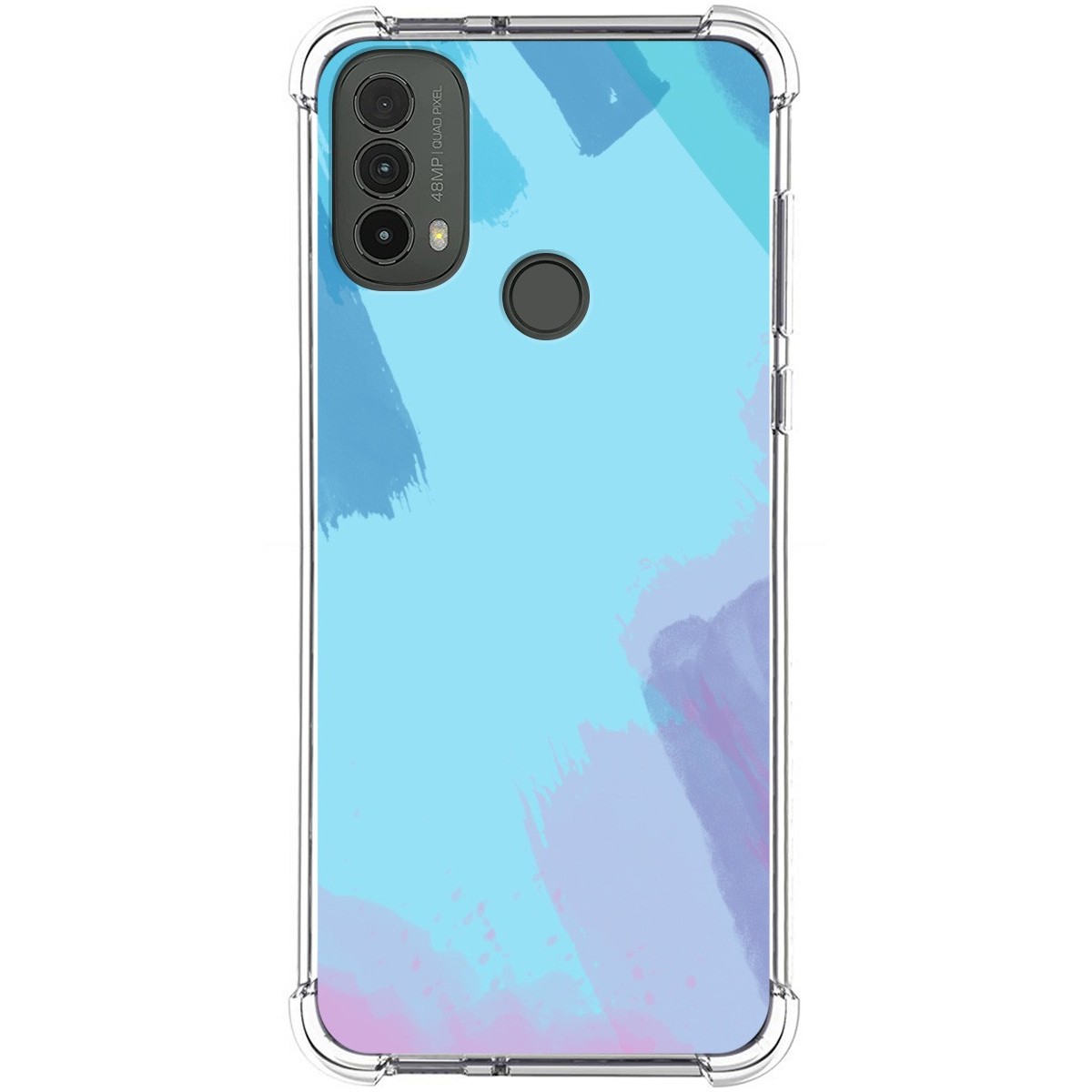 Funda Silicona Antigolpes para Motorola Moto E40 diseño Acuarela 10 Dibujos