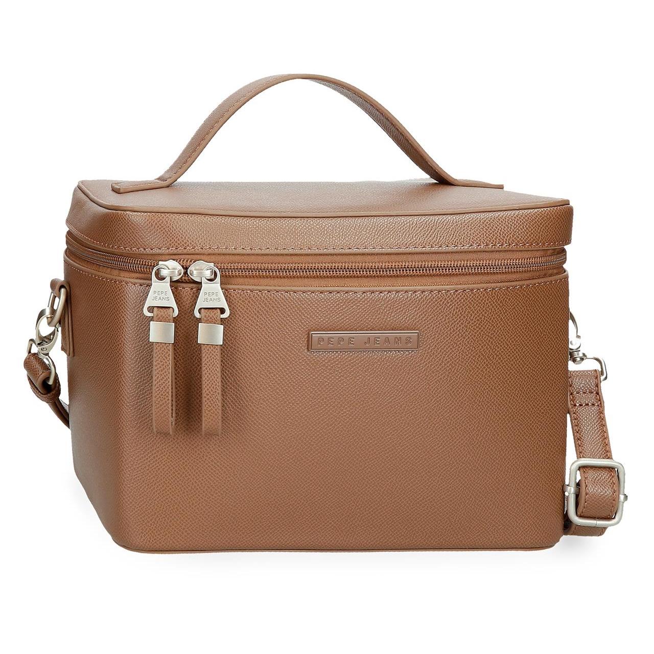 Neceser Pepe jeans Elia marron