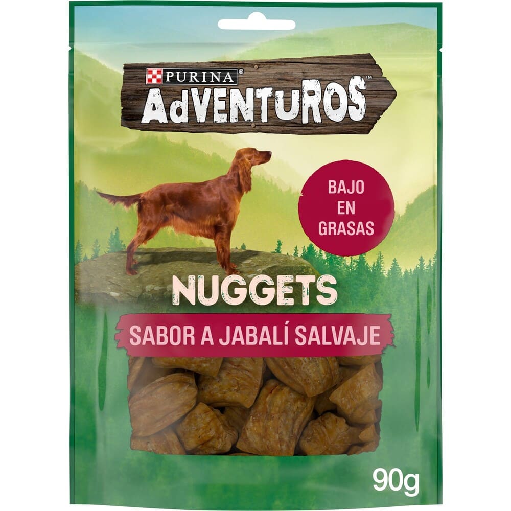 ADVENTUROS CANINE NUGGETS JABALI SALVAJE 90GR