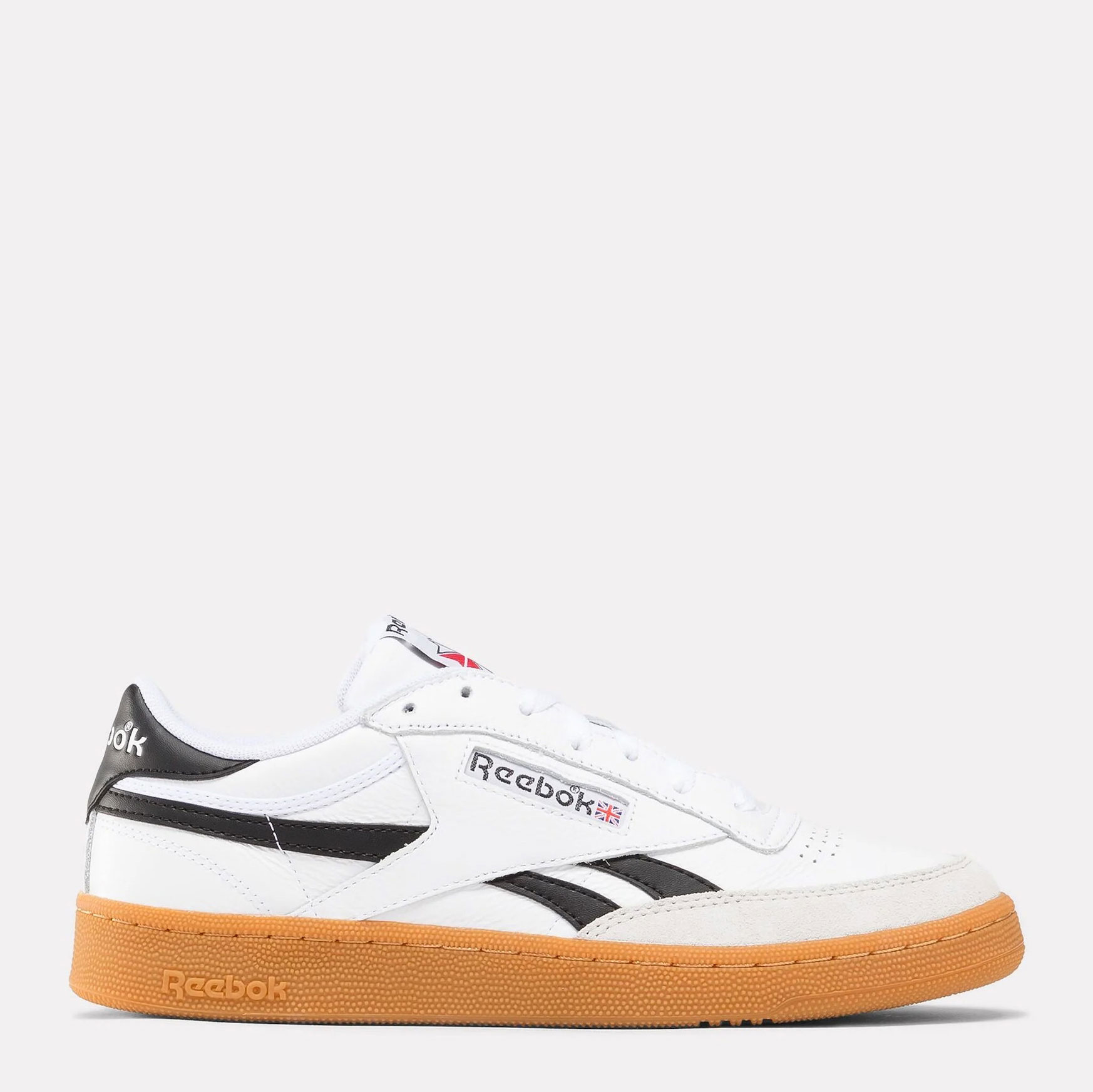 Reebok Zapatillas Club C Revenge Vintage 100202316-WHT-BLK-GUM , para Hombre