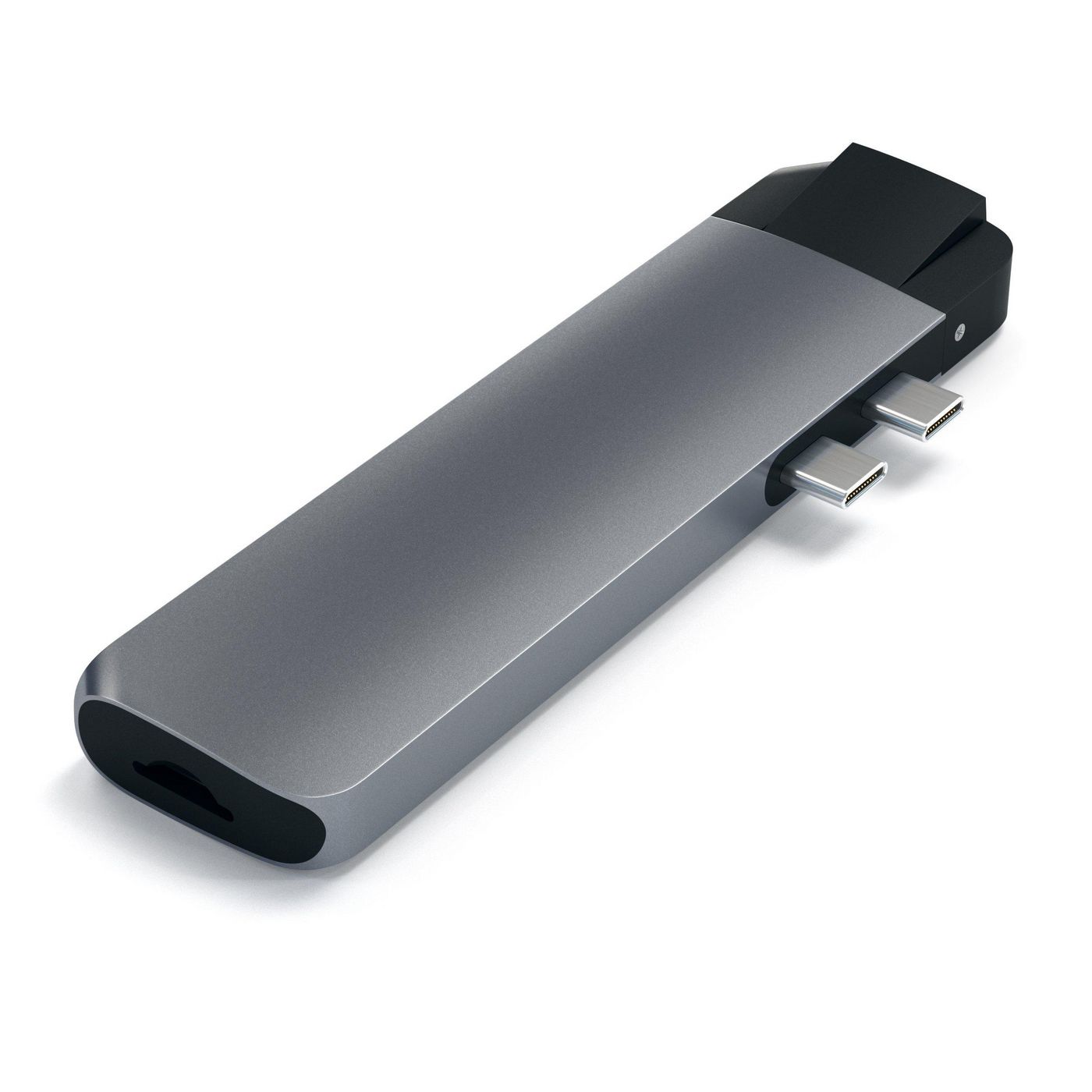 Satechi Alu Hub USB Tipo C con Ethernet - Aluminio de Alta Calidad