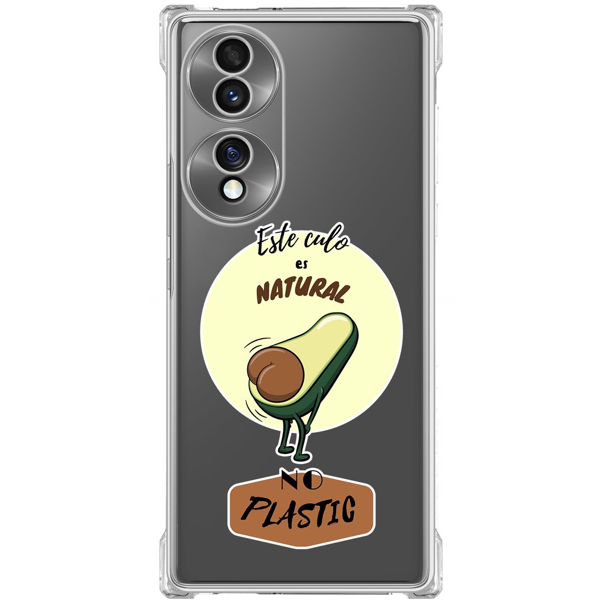Funda Silicona Antigolpes para Huawei Honor 70 5G diseño Culo Natural Dibujos