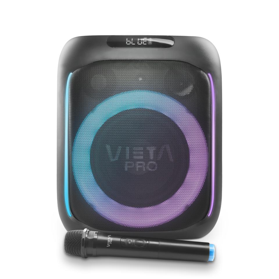 Vieta Pro Altavoz portátil MiniThunder, 100W, Bluetooth 5.3, True Wireless,  IPX6, Reproductor USB, Radio FM, 15 Horas, led RGB : : Electrónica