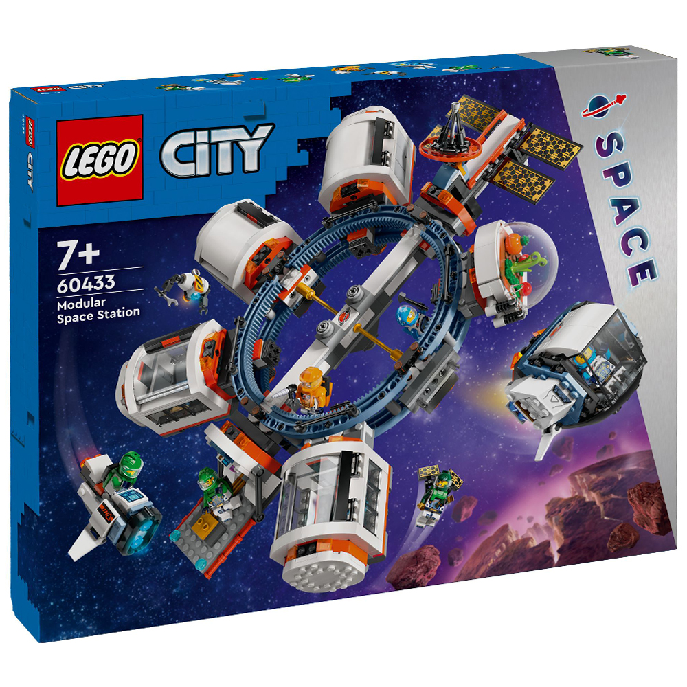 LEGO CITY - ESTACIÓN ESPACIAL MODULAR, 60433, TIENDA CON LICENCIA OFICIAL, ENVÍO URGENTE 24-48 HORAS EN PENÍNSULA, JUGUETES, BLOQUES, BRICKS, LADRILLOS, ESPACIO, GALAXIA, CIENCIA