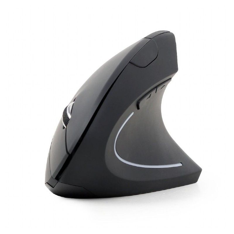 Gembird - MUSW-ERGO-01 ratón Oficina mano derecha RF inalámbrico Óptico 1600 DPI MUSW-ERGO-01