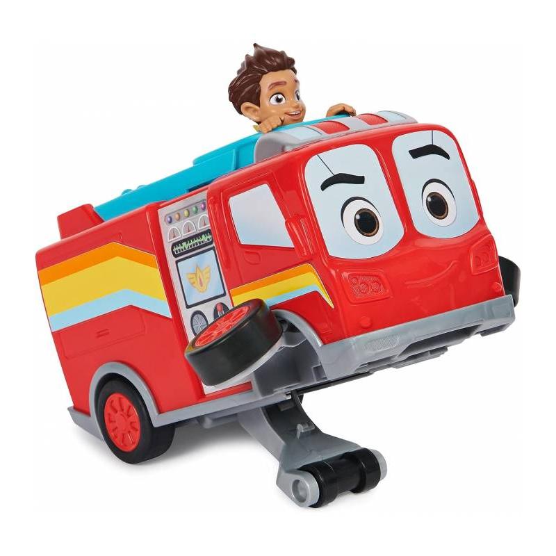 FIREBUDS CAMION BOMBERO BO Y FLASH DE SPIN MASTER