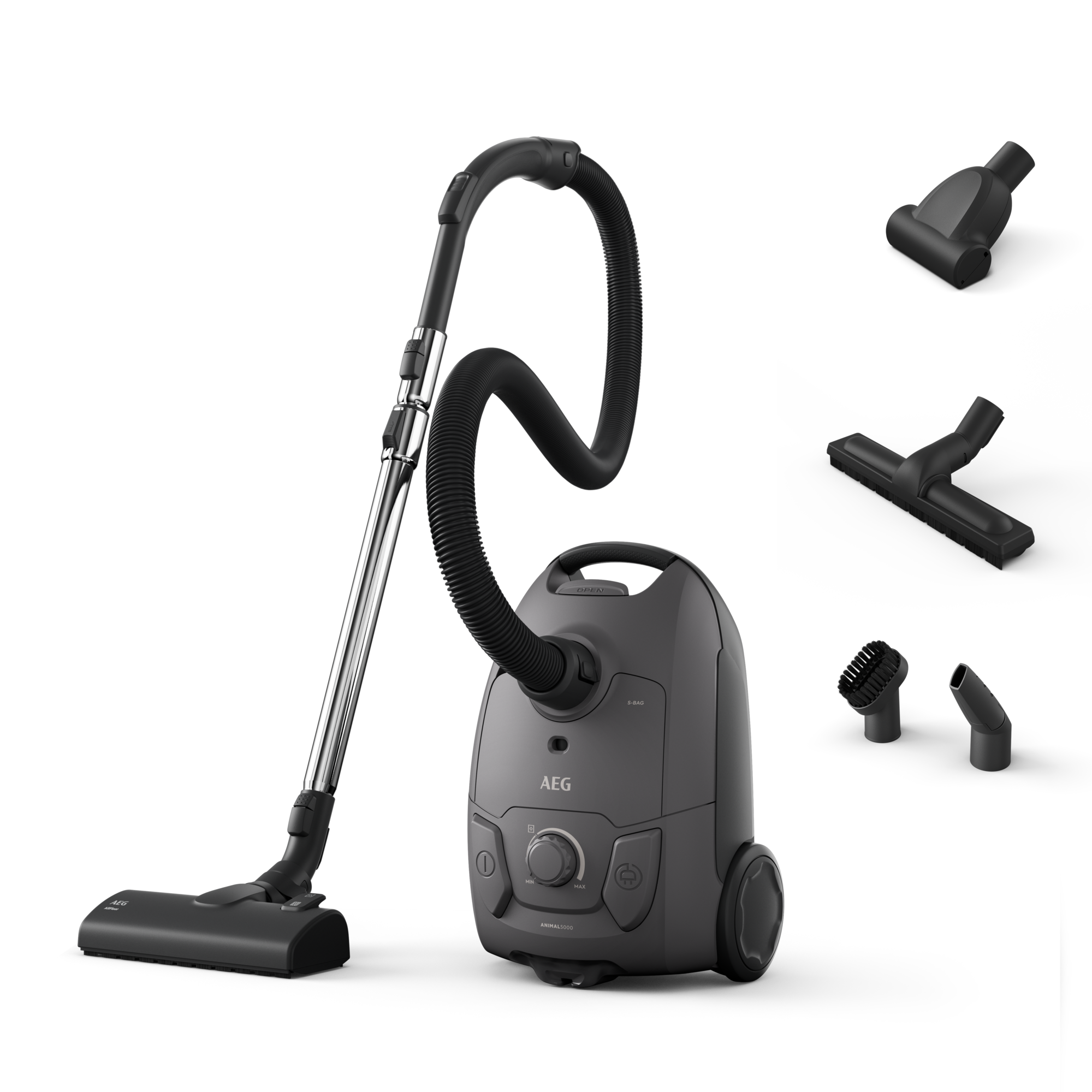 AEG - Aspiradora con bolsa 5000 de 650 W y 78 dB(A) - AB51A3DG