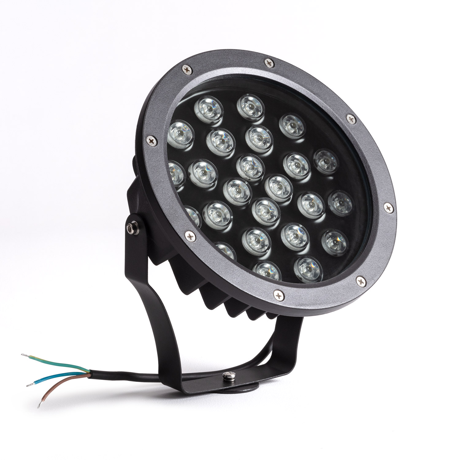 Ledkia Foco Exterior LED 24W IP67 con Pincho Colmar